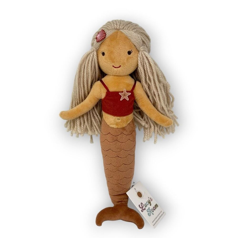 Raise and Shine Lucy’s Room Adriana The Stuffed Plush Mermaid Doll NWT